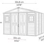 Woodbridge Plus 10.58 Shed  In Stock  CoolaLivi Image 5
