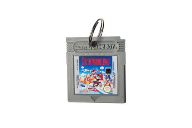 Game Boy / Handheld Game Cartridge Novelty Keyring.