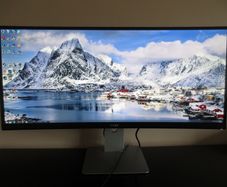 Dell U3415WB 34" Curved Ultra Wide Quad HD IPS LCD Monitor