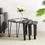 Nest of Table Industrial Nesting Table Set of 3 Coffee Tables End Side Tables for Home and Office (FREE SHIPPING) Image 2