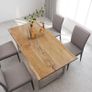 Dining Table 180x90x76 cm Solid Acacia Wood Image 5