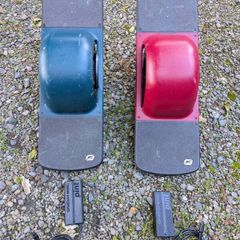Two Onewheel Pint Electric Skateboards Need Battery Replacement