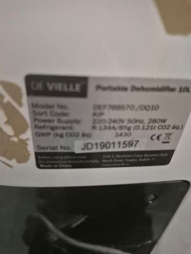 dehumidifier