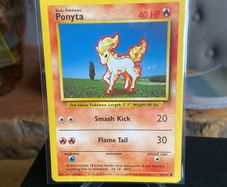 Pokemon Base set Ponyta 60/102 Near Mint Condition