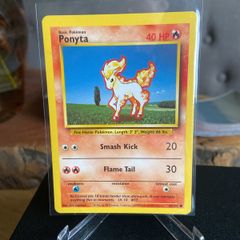 Pokemon Base set Ponyta 60/102 Near Mint Condition