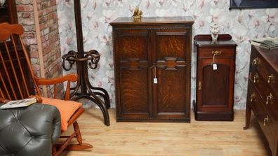 Jacobean Revival Oak Cupboard