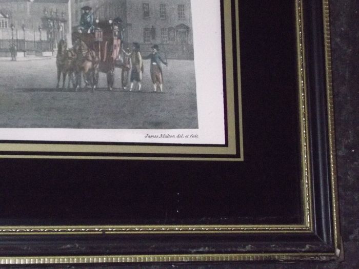 a lovely vintage picture of trinity college by james malton