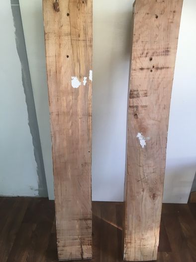 Spalted beech Mantle supports