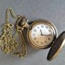 Quartz Vintage Style Pocket Watch, eagle design. Image 2