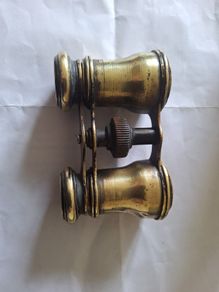 Antique brass opera glasses