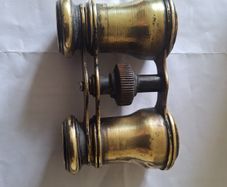 Antique brass opera glasses