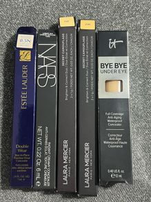 Estee lauder, NARS, Laura mercier, it cosmetics CC under eye concealers