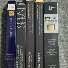 Estee lauder, NARS, Laura mercier, it cosmetics CC under eye concealers