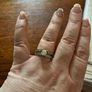 18 CT White Gold Engagement Ring Image 2