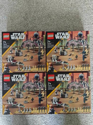 4x Lego Star Wars Clone Trooper & Battle Droid Battle Pack 75372