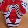 Newgrange Living Red Zebra Windows Pillar Candleholder Image 5