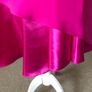 Jenny Packham fuchsia one shoulder chiffon dress size 10 Image 7