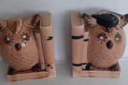 Genuine vintage pair Owl bookends from late 60's