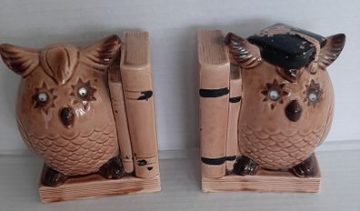 Genuine vintage pair Owl bookends from late 60's