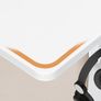 Electric Standing Desk 120x60cm Sit Stand Table Height Adjustable with Backpack Hook and Memory Smart Pannel, Home Office, White Image 8