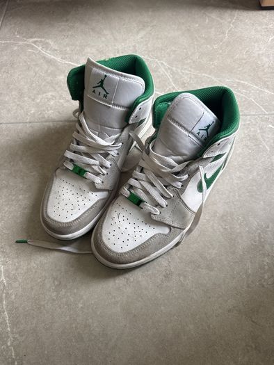Nike Air Jordan 1 Mid Se 'Grey Pine Green' UK 6.5