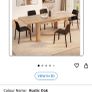 New extendable table - rustic oak Image 6