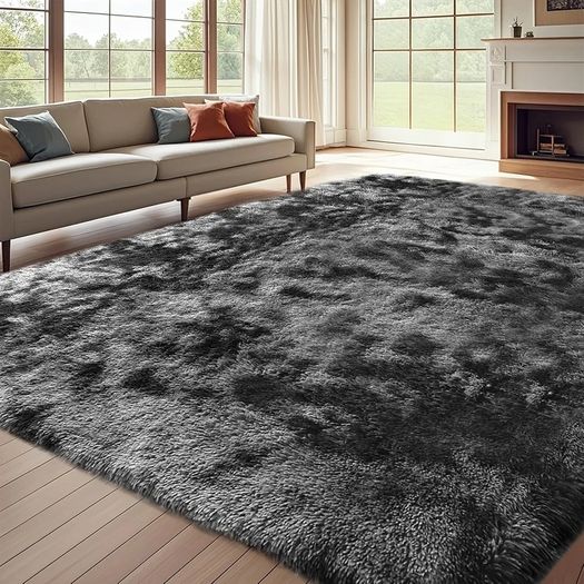 Rugs Living Room 200x300cm Soft Fluffy Area Rugs for Bedroom - Washable Rugs - Antiskid Large Shaggy Carpets Suit for Bedroom Dorm Nursery Kids Room Office Lounge Home Decor