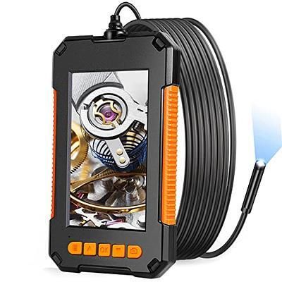 Endoscope Camera 1080P HD 4.3'' Screen Professional Lens Inspection Camera Handheld IP67 Snake Camera with 8 LED 32GB Card