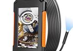 Endoscope Camera 1080P HD 4.3'' Screen Professional Lens Inspection Camera Handheld IP67 Snake Camera with 8 LED 32GB Card