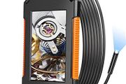 Endoscope Camera 1080P HD 4.3'' Screen Professional Lens Inspection Camera Handheld IP67 Snake Camera with 8 LED 32GB Card