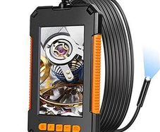 Endoscope Camera 1080P HD 4.3'' Screen Professional Lens Inspection Camera Handheld IP67 Snake Camera with 8 LED 32GB Card