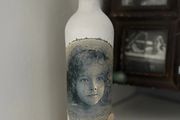 Decorative wine bottle