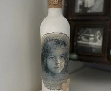 Decorative wine bottle
