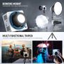 HB80C RGBWW LED Video Light with Built-in 72Wh Battery & 100W PD Fast Charging, 80W Mini RGB COB Continuous Output Lighting Bowens Mount Handheld Spotlight 2500K-7500K, 10400lux/m, 18 Effects Image 6