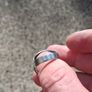Early Twentieth Century Sterling Silver Amethyst Ring (14g) Image 8