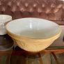 Vintage TG Green Gripstand Mixing Bowl English Mustard Yellow Ware 1950s Image 4