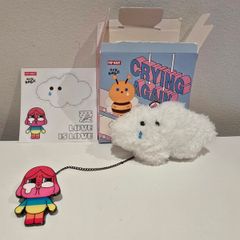 Pop Mart CryBaby Crying Again Series - Love is Love Plush Badge / Pin