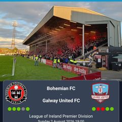 Bohemian FC v Galway United FC