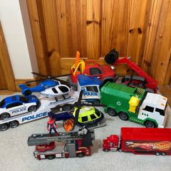 Bundle of children's toy cars