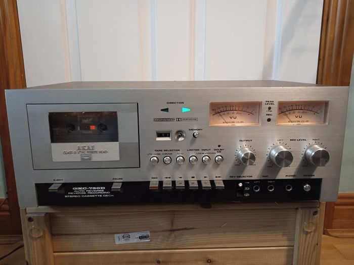 Akai GXC-730D stereo tape deck hifi audio cassete golden era
