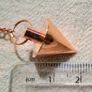 Small copper pendulum for dowsing scrying meditation spiritual guidance Image 5