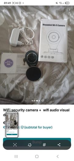 WiFi camera and doorbell