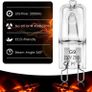 NEW SALE | [12 Pack] G9 Halogen Bulbs, 25W 230V 300LM 2800K Warm White Capsule Bulbs for Oven, Cooker Hood Image 2