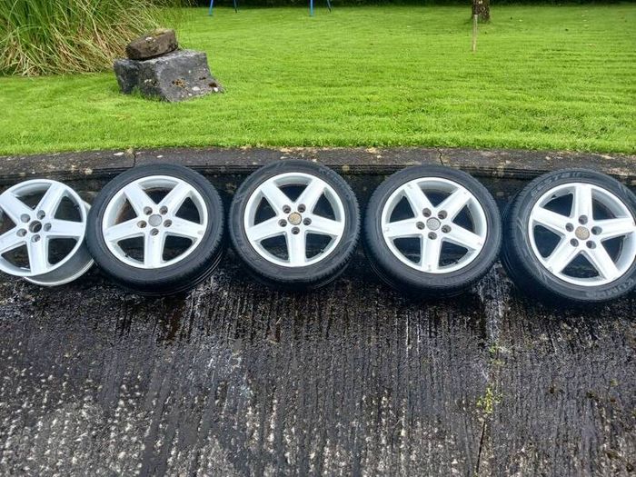 6 sets of Vag alloy wheels for sale, garage clear out