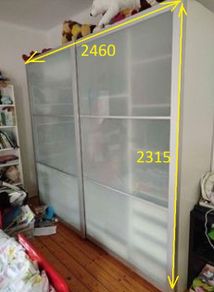 Sliding wardrobe doors