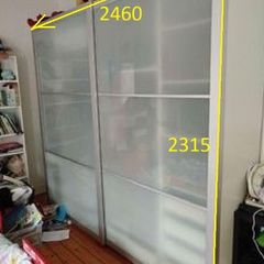 Sliding wardrobe doors