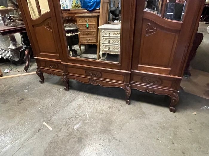 Very nice old large French wardrobe