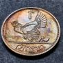 Ireland 1968 1d Penny Beautiful Uncirculated with Amazing Rainbow Toning Image 2