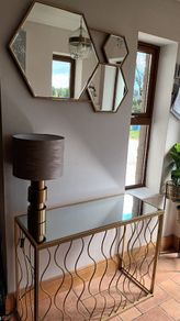 Hall table and mirror