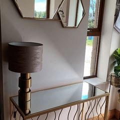 Hall table and mirror